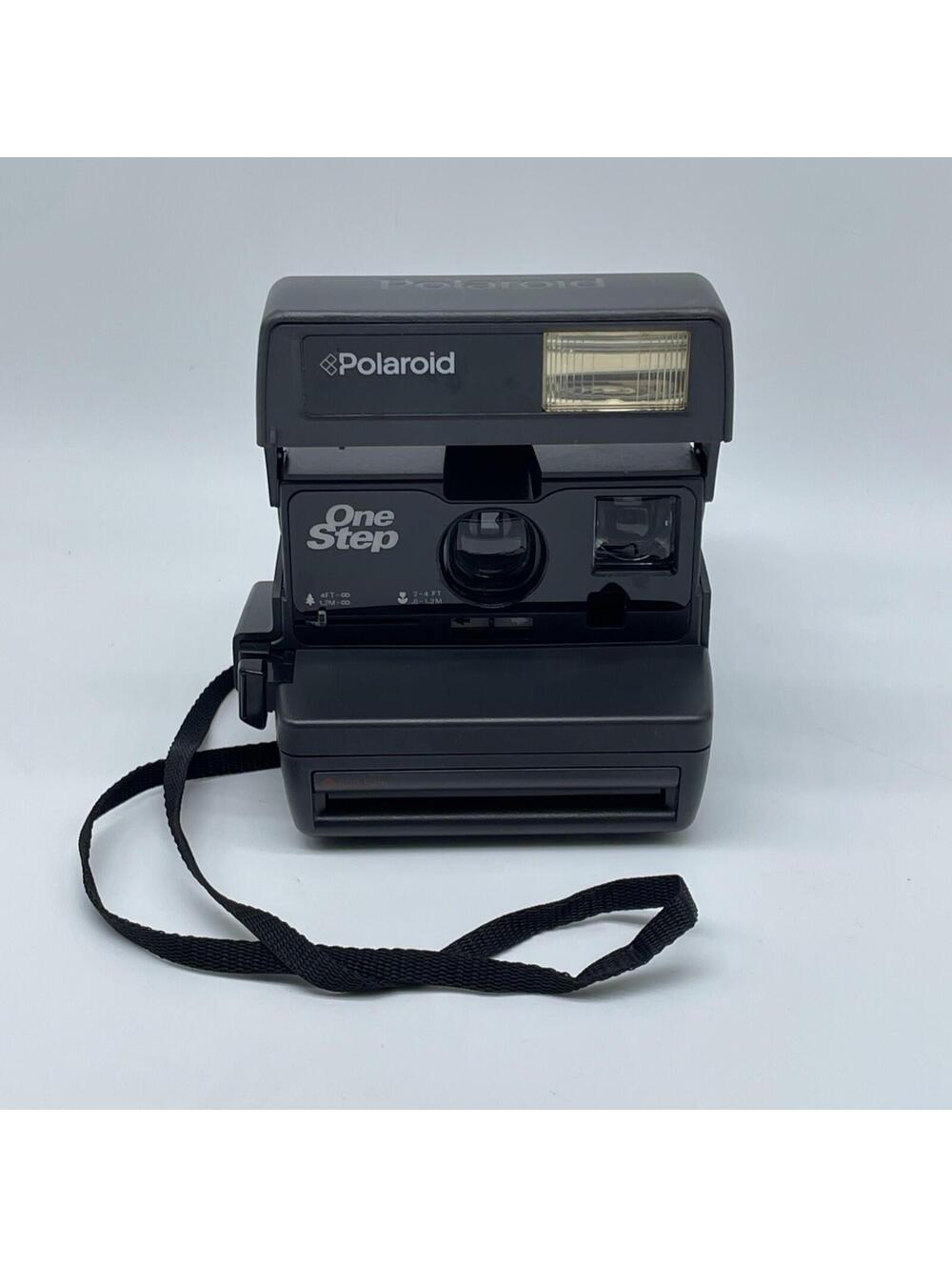 Polaroid One Step Instant 600 Film Camera with Strap Vintage Tested VG